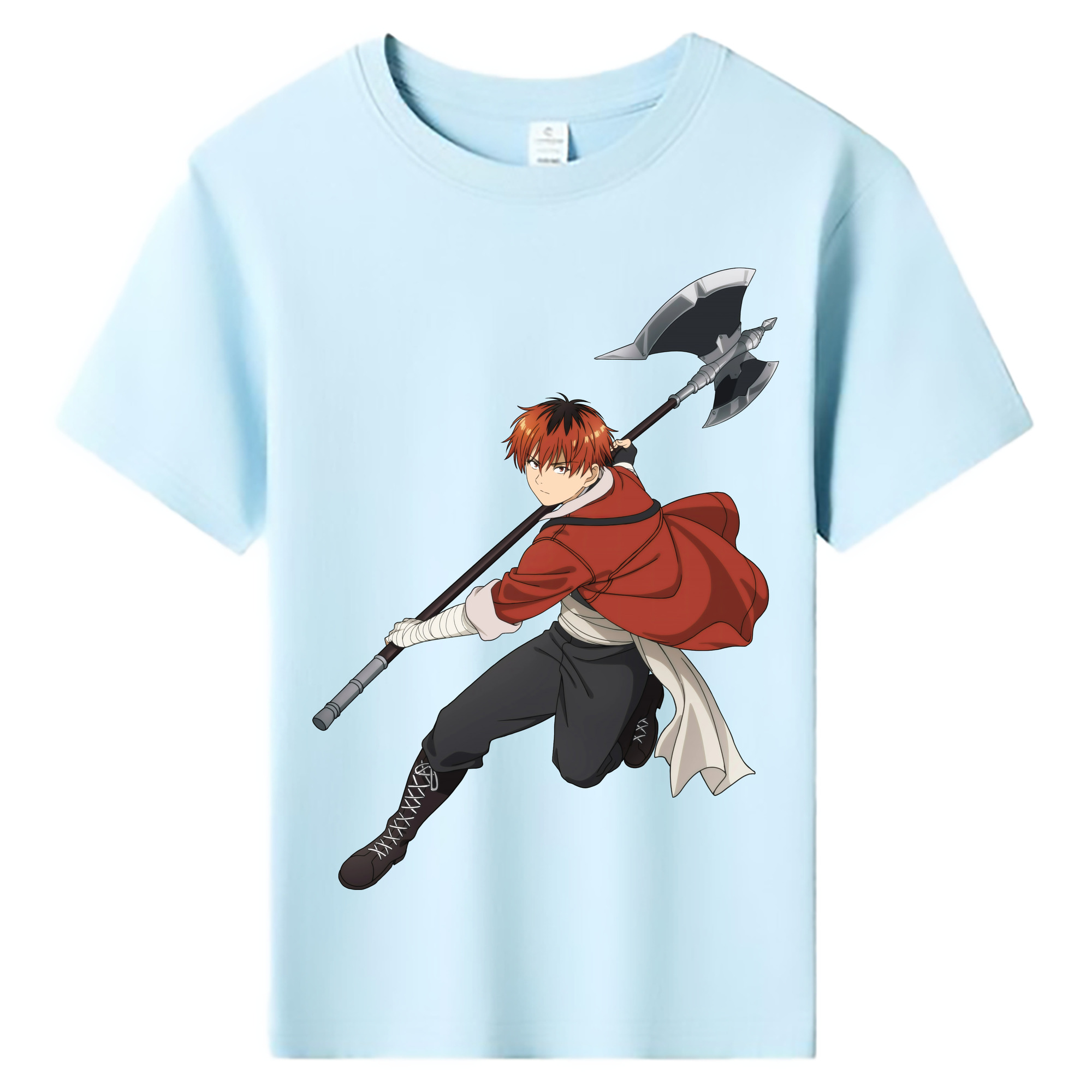 （画像用） 葬送のフリーレン Frieren 綿100％キッズTシャツ（フロントプリント）